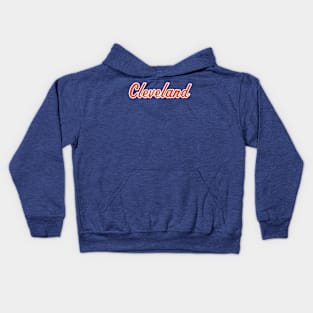 Cleveland Script Kids Hoodie